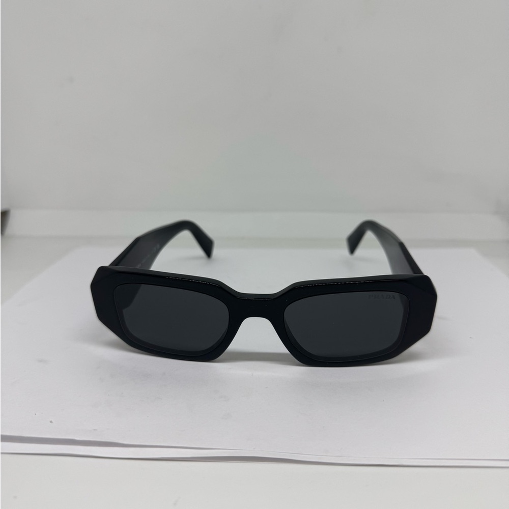 Prada Symbole Rectangular Designer Sunglasses - image 3